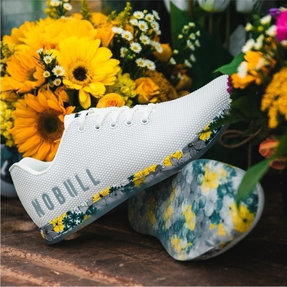 NoBull Spring Fling Floral Trainers Size 9 - Picture 1 of 7